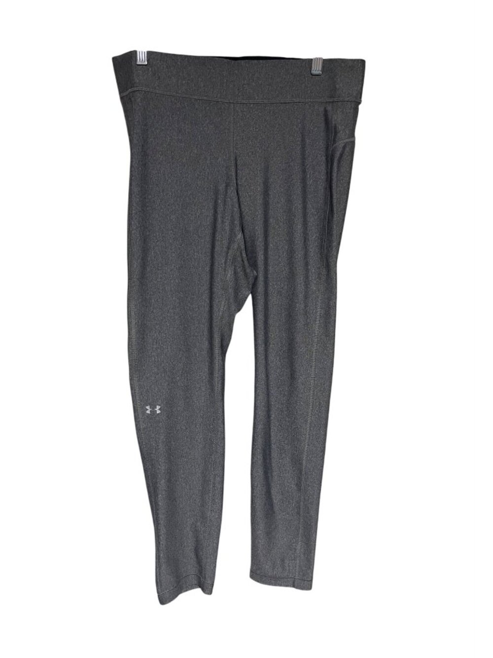 Under Armour HeatGear Compression Gray Leggings Womens Size XL Athleisure Yoga